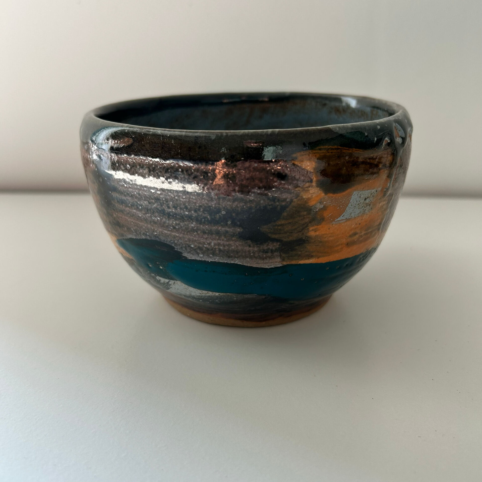 Artisanal signed plant pot