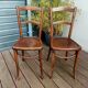 Paire d'ancienes chaises bistrot Luterma