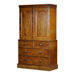 Cabinet en acajou victorien,