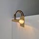 Regency Brass Acrylic Cabinet Lamp by Lumina, 1980s, Set of 3