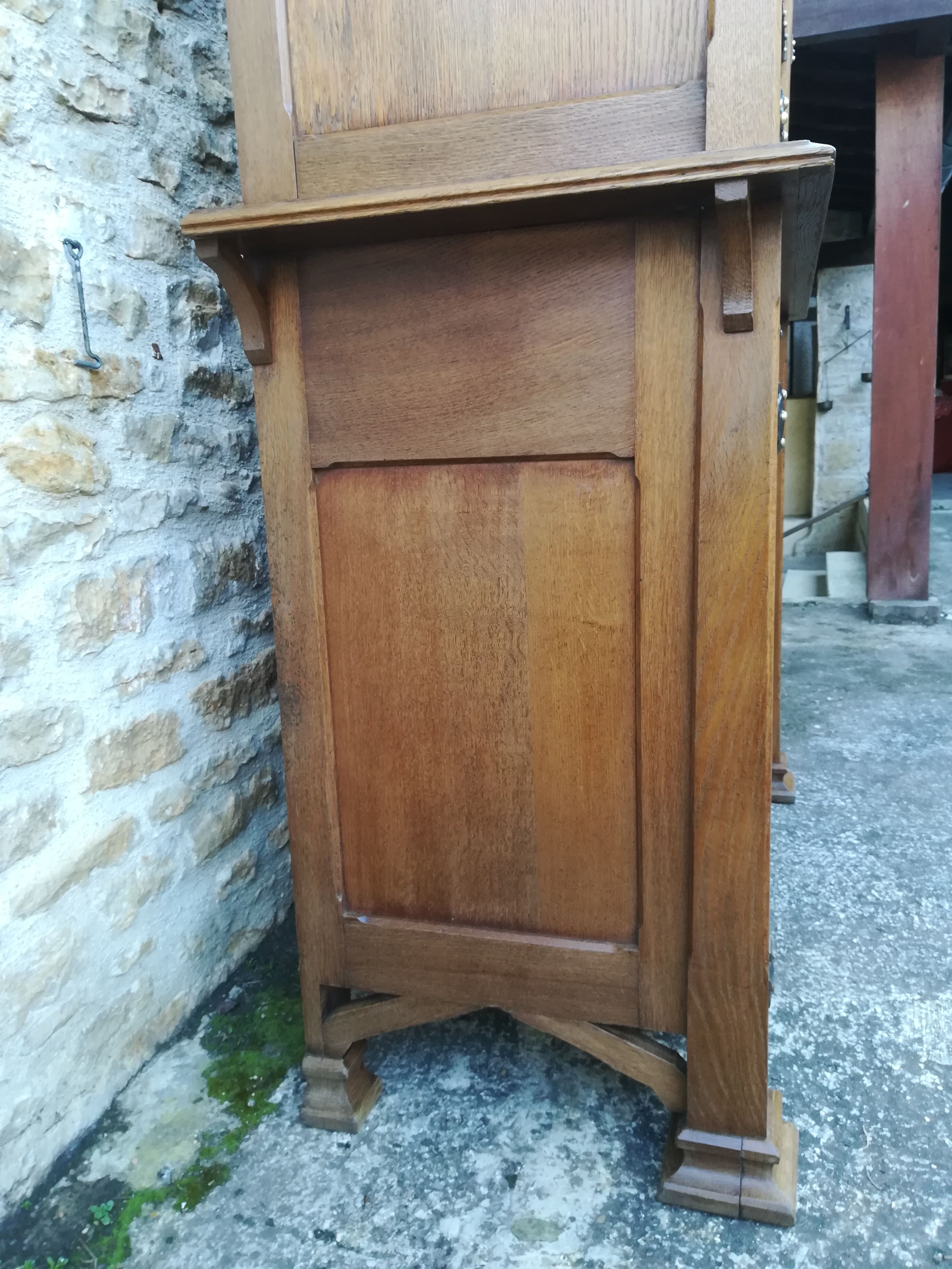 Asymetric art nouveau buffet