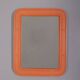 Miroir mural vintage orange par Carrara Matta, années 1970