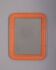 Miroir mural vintage orange par Carrara Matta, années 1970
