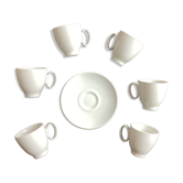 Tasses et sous tasse Guy Degrenne Modulo
