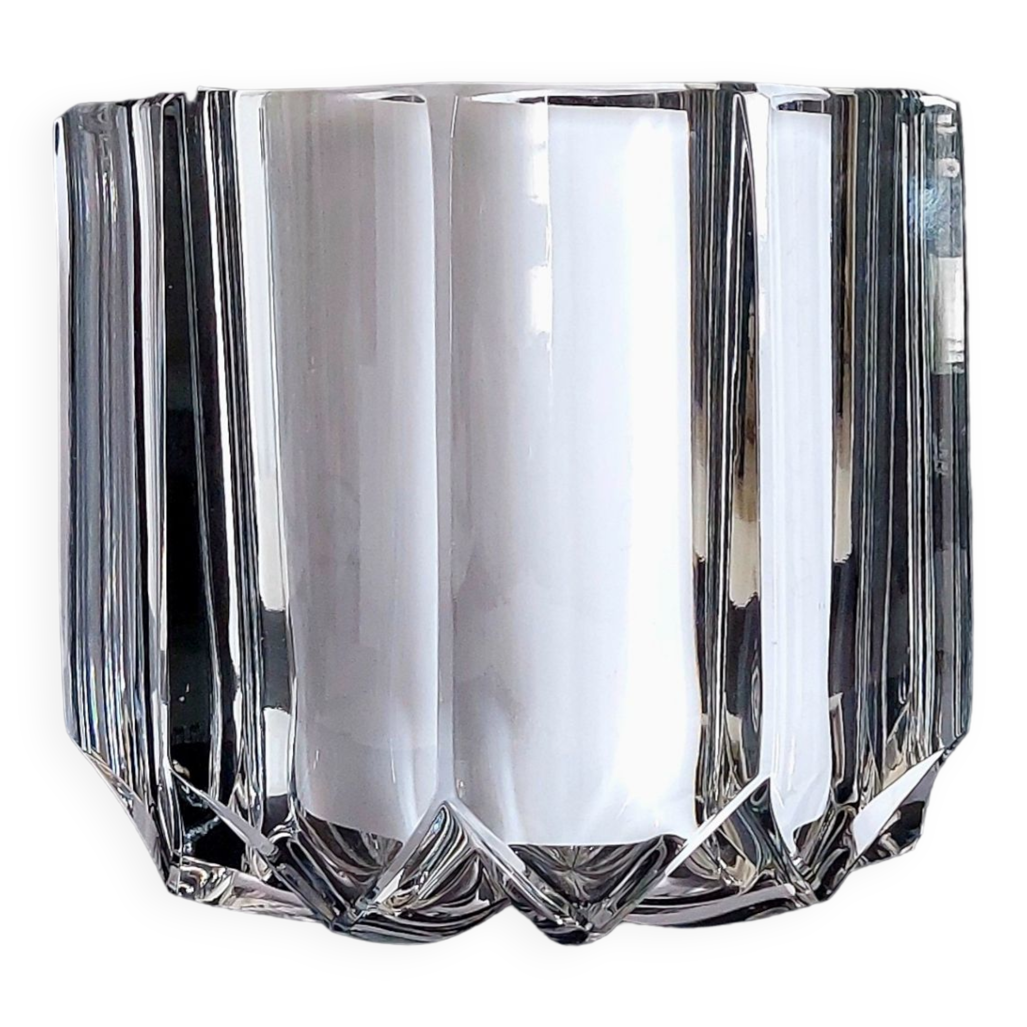 Art Deco crystal vase