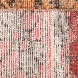 Pale Red & Peach Vintage Runner Rug, 80x301Cm