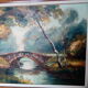 Autumn landscape painting oil on canvas signed H.Michel
