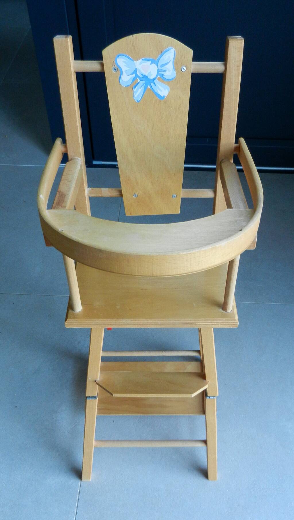 Vintage: high chair for doll or baby doll