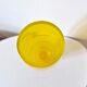 Vintage yellow transparent gradient ovoid vase