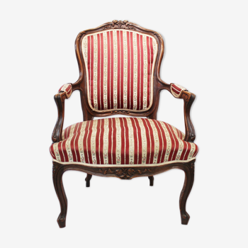 Fauteuil Rococo en bois 1890