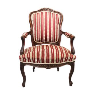 Fauteuil Rococo en bois 1890