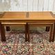 3 tables gigognes en teck, années 1970