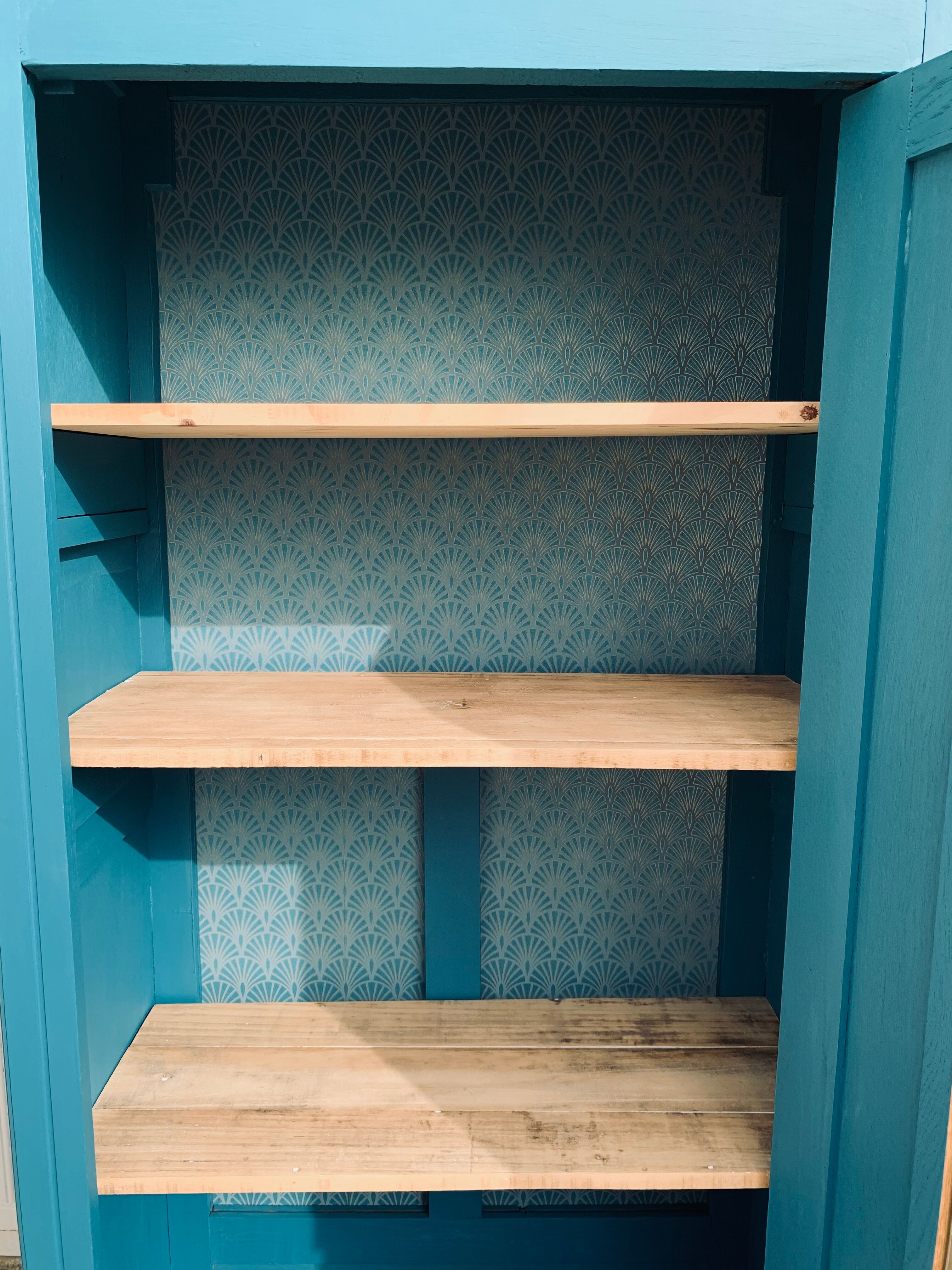 Glass-glazed Parisian wardrobe 1930