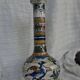 Vintage bottle vases in Talavera de la Reina earthenware.