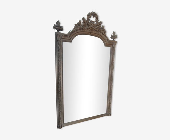 Miroir doré ancien 89x 142cm