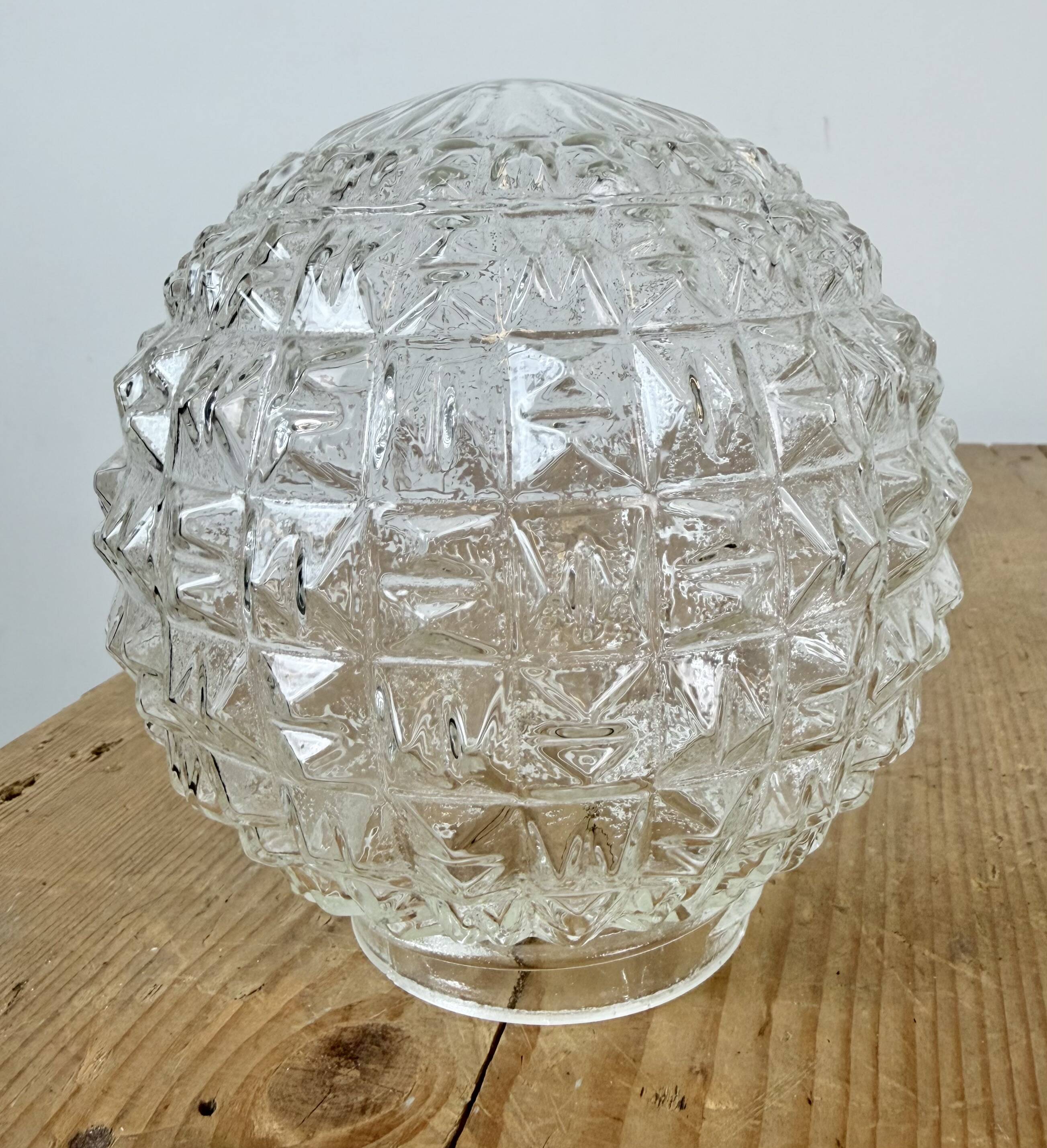 Vintage White Porcelain Ceiling Light, 1970s