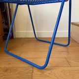 Blue "Ted Ned" folding chair by Niels Gammelgaard