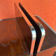 SET OF 2 VINTAGE 1970S NIGHTSTANDS/SOFA ENDS IN WOOD AND FABRIC