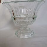 Cup on glass stand 22cm high