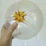 Mazzega Lampe de bureau vintage en verre de Murano, forme champignon, Italie, années 1970