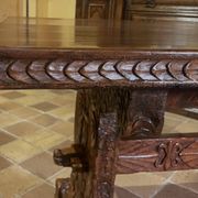 Table Renaissance Italienne En Noyer Du 16° Siècle -Florence