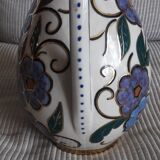 Vintage ceramic vase signed Alpho