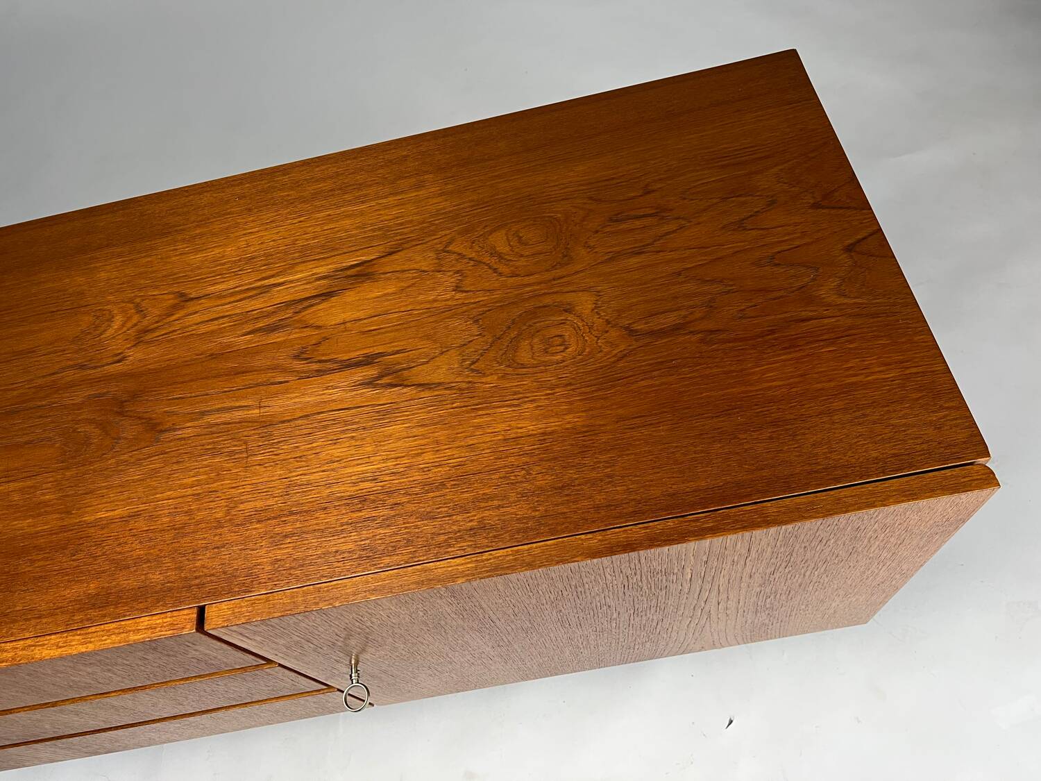 Vintage teak sideboard chest of drawers 60s mid-century design