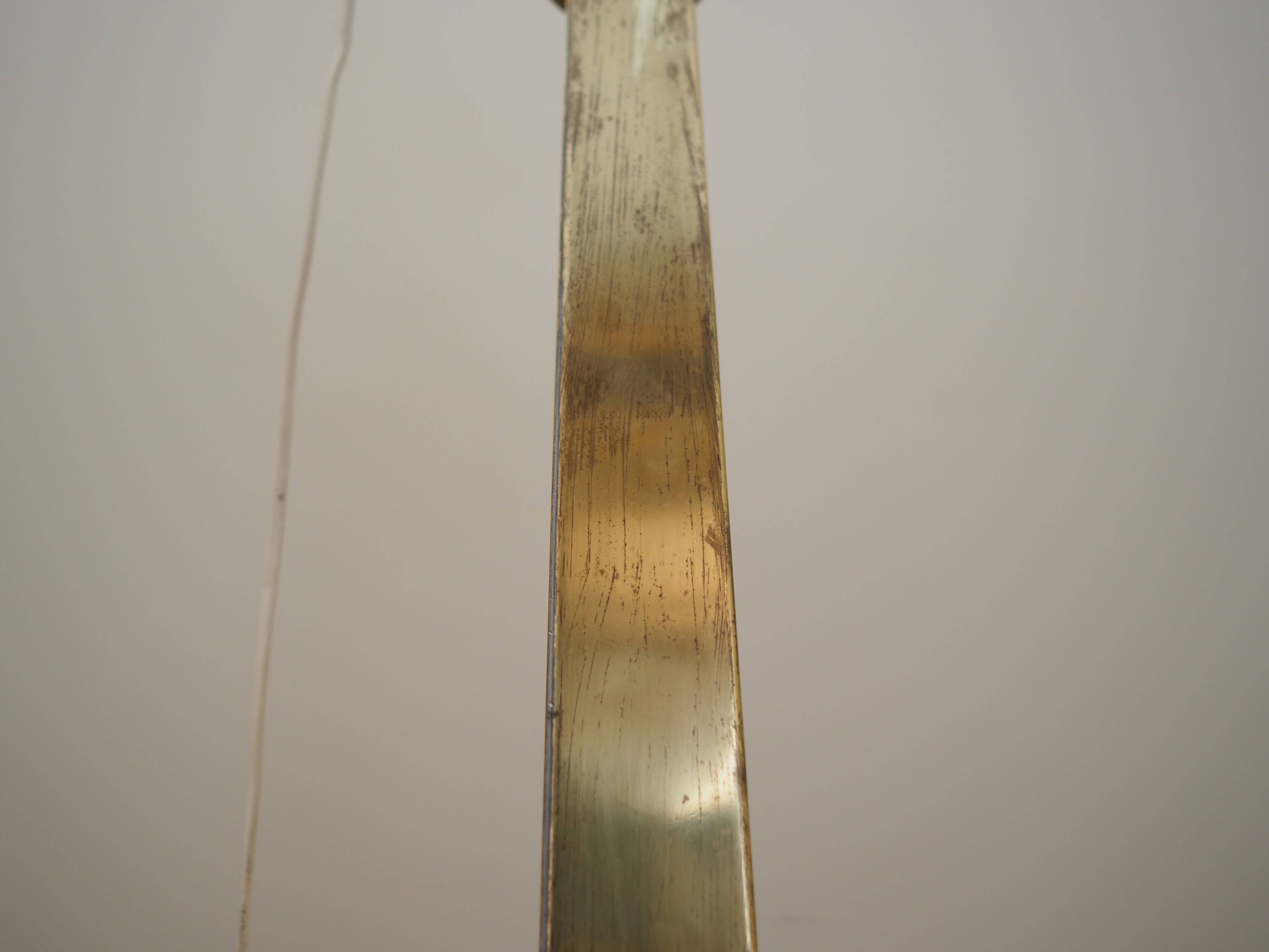 Brass lamp, Danish design, 1960s, production: Denmark