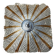 DKN Leuchte "sunburst" ceiling / wall light, RZB, two-tone, vintage, 1950s