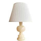 Vintage Alabaster Table Lamp, France, 1950s