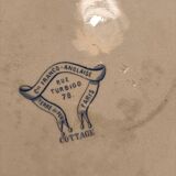 Large ironstone platter, Franco-English company