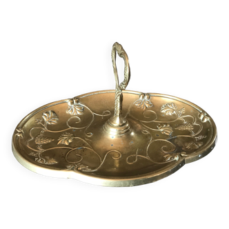 Centerpiece cut solid brass floral decor