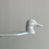 White porcelain foie gras dish