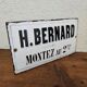 Bernard enamelled plaque