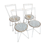 Set de 4 chaises de jardin