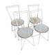 4 garden chairs