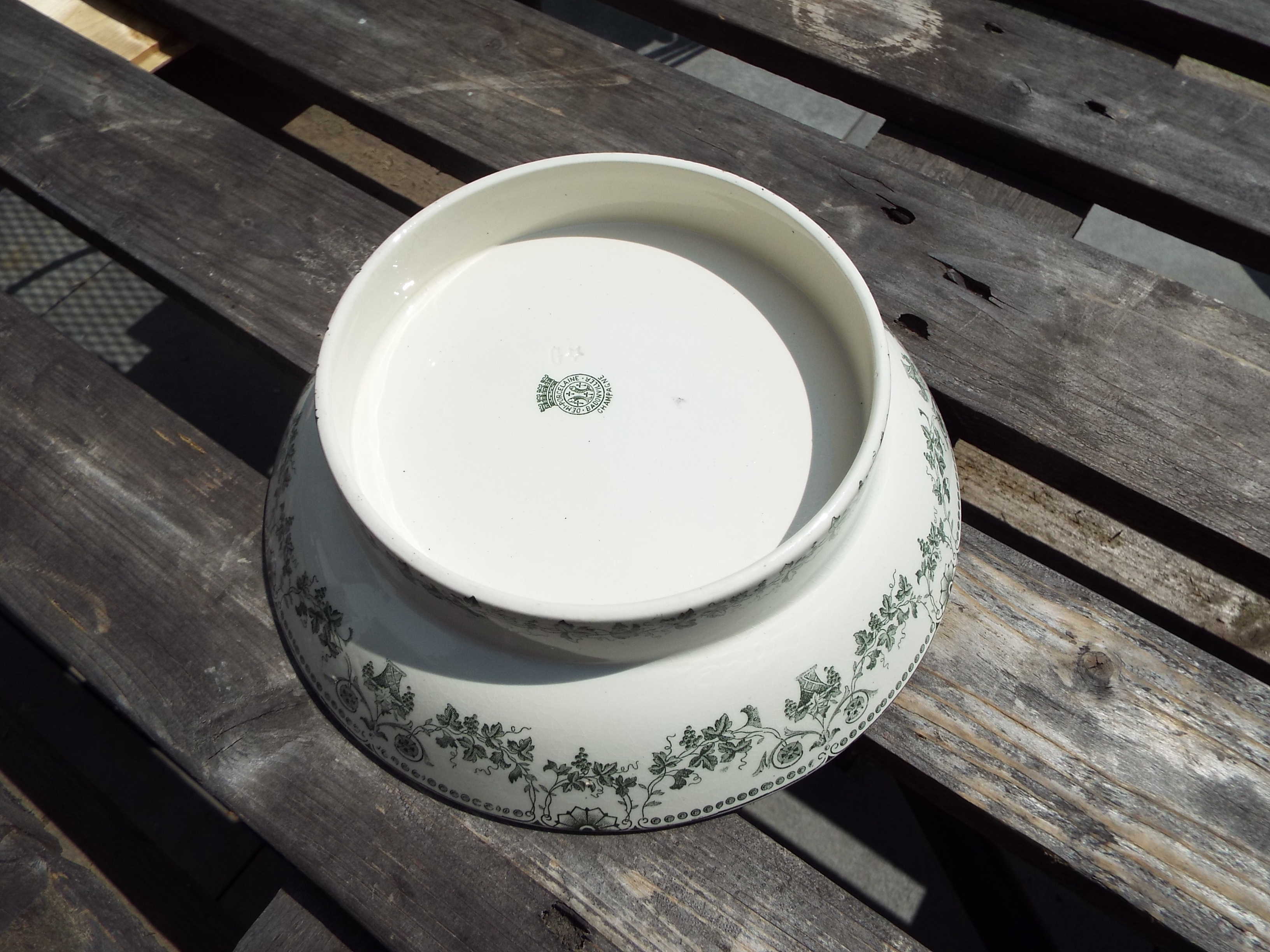 Dish badonviller model champagne