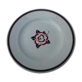 Round dish in Sarreguemines earthenware