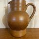 Antique pitcher stoneware from berry brown beige vintage kitchen