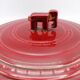 Elephant red ceramic box