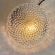 APPLIQUE Semi-Crystal Ceiling Light 1950s
