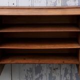 wooden desk top shelf
