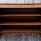 wooden desk top shelf