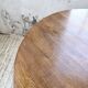 Table 1900 walnut round turned legs