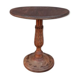 Gueridon solid wood