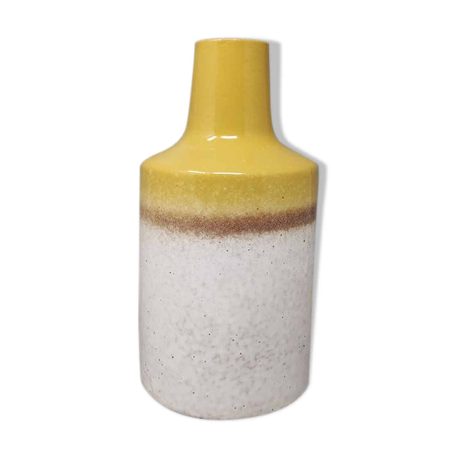 1970s Vase in Ceramic by F.lli Brambilla. Made in Italy