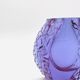 Murano Vase Alexandrite Mandruzzato Neodymium Brutalist Bark 13.5