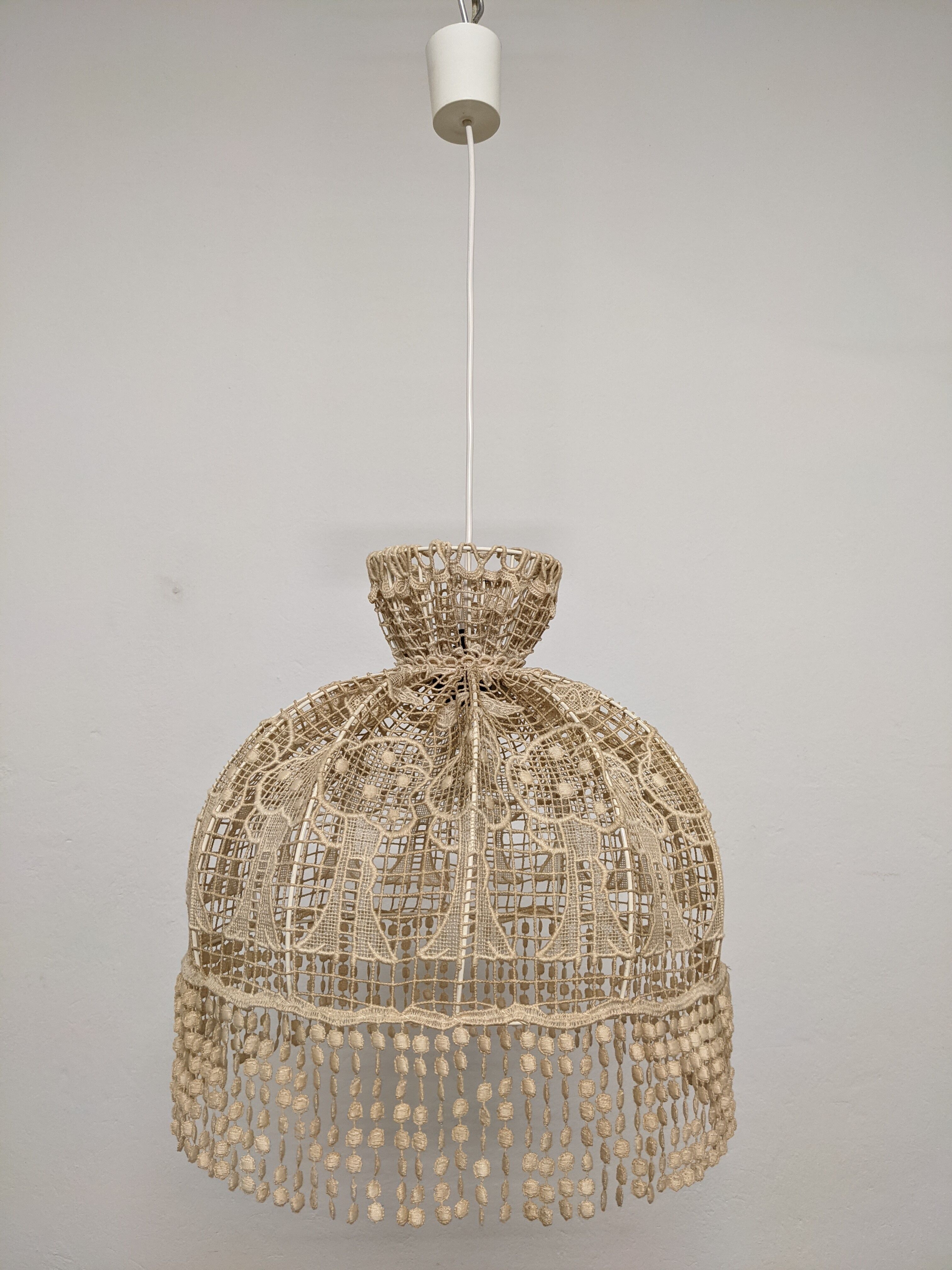Suspension vintage XL en broderie de coton