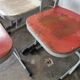 Set of 14 vintage stackable chairs