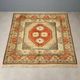 Antique Kars rug made of cotton and wool, hand-knotted, 102 x 100 in.